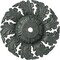 Ekena Millwork Needham Ceiling Medallion (Fits Canopies up to 4 1/4"), 14 5/8"OD x 2 1/4"P, Athenian Green Crackle CM14NEAGC - alternate 1